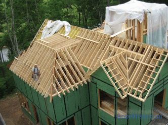 elementy konstrukcyjne różnych konstrukcji dachowych
