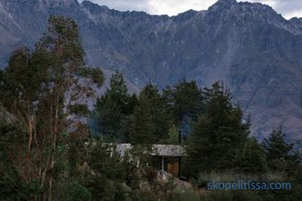 Dom rekolekcyjny w górach - Closburn Station, Nowa Zelandia