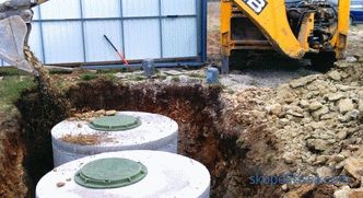Szambo z betonowych pierścieni: schemat, urządzenie, etapy instalacji