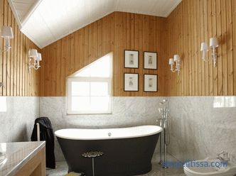 Prysznic w drewnianym domu: materiały, technologia, wymagania