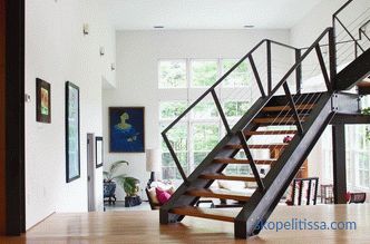 Schody w prywatnym domu na drugim piętrze: najlepsze projekty