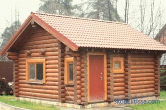 projekty drewnianych wanien z domu z bali, zdjęcia, ceny na budowę w Moskwie